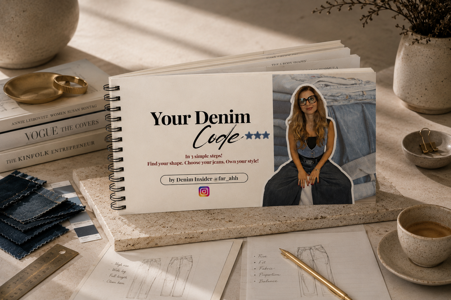 The Denim Code — digital styling guide